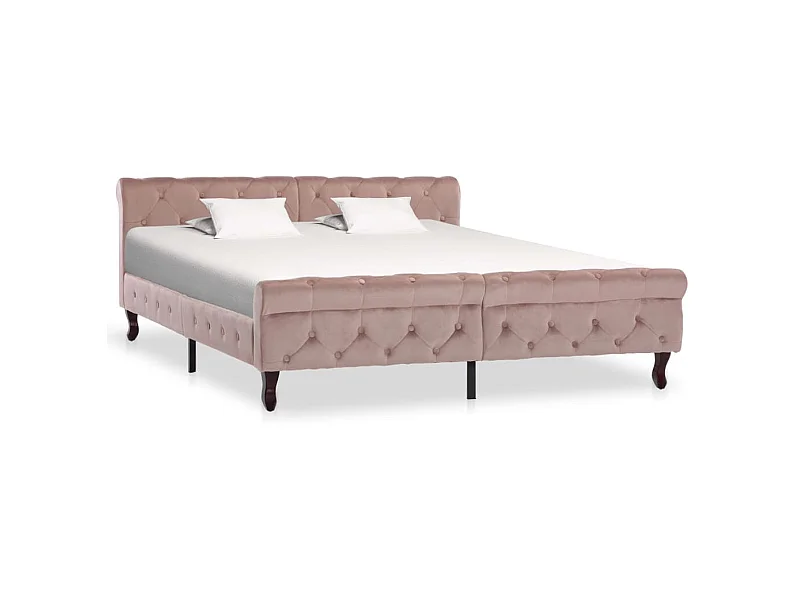 Lit Rose Velours 160x200 2