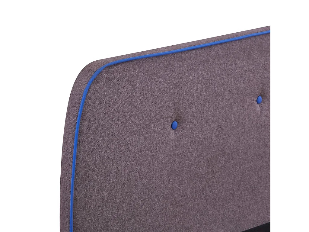 Bedframe stof taupe 160x200 cm