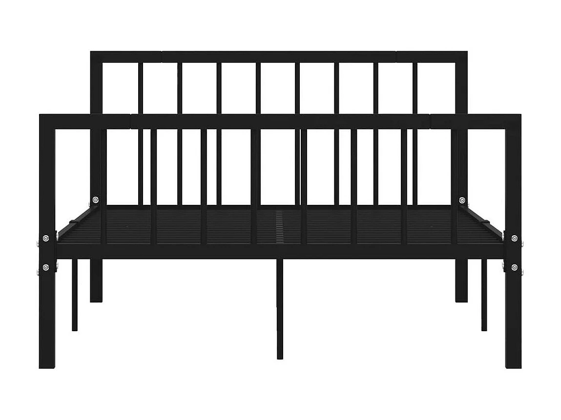 Lit Noir Métal 120x200 4