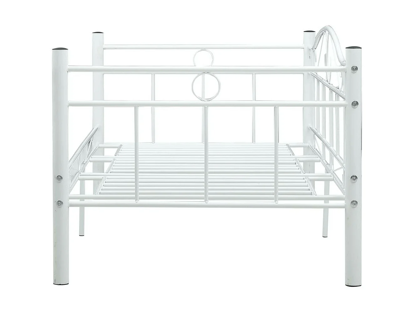 Lit de repos Blanc Métal 90x200 3