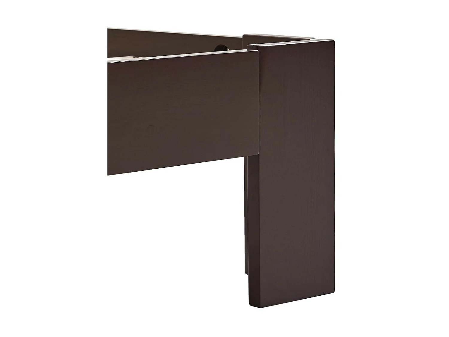 Lit Marron foncé Bois de pin massif 120x200