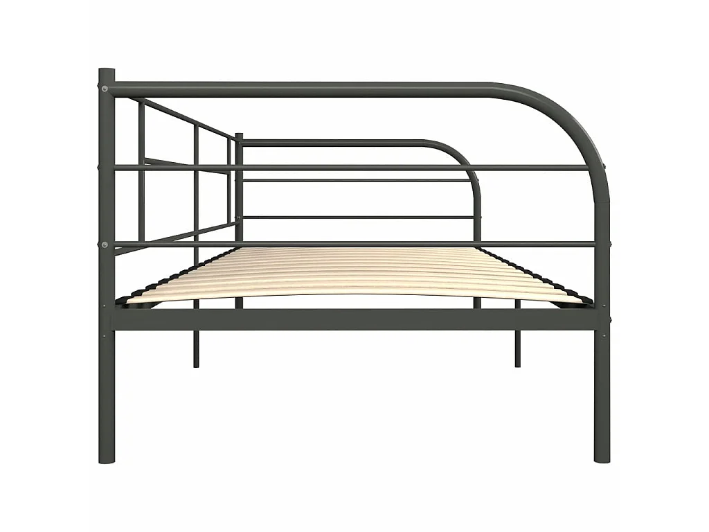 Lit de repos Gris Métal 90x200 2