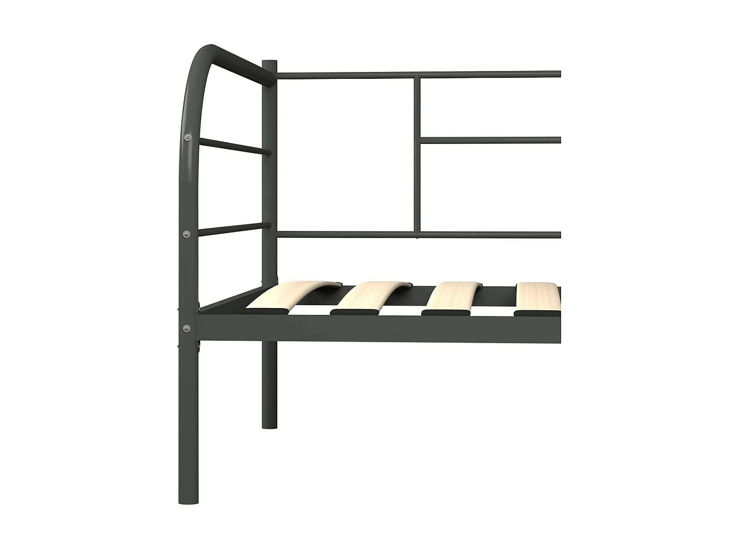 Lit de repos Gris Métal 90x200 2