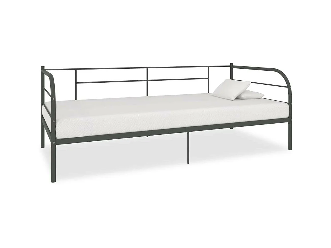 Lit de repos Gris Métal 90x200 2