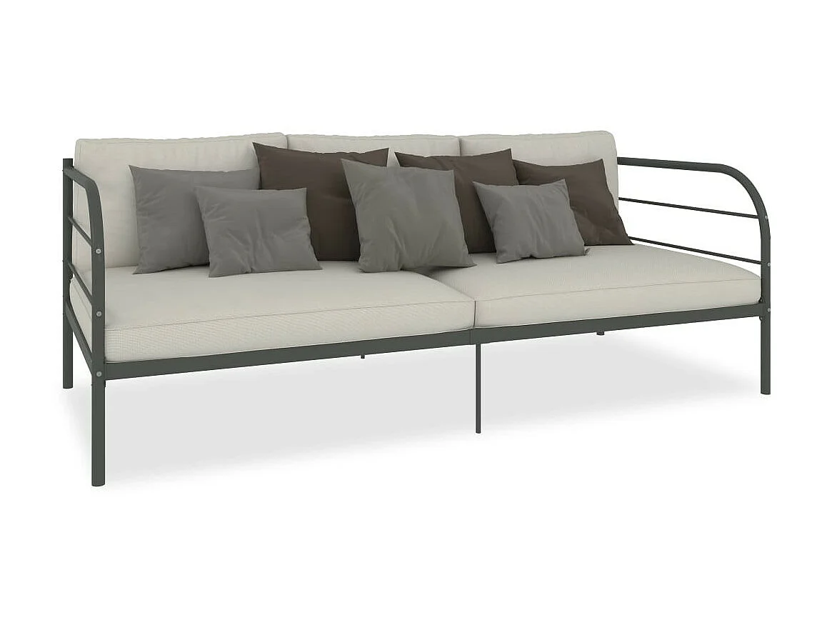 Lit de repos Gris Métal 90x200 2