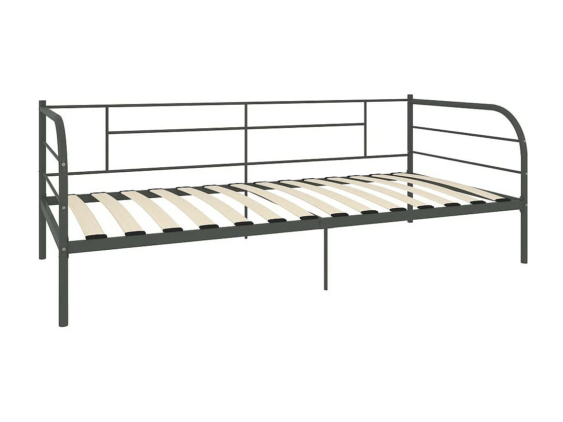 Lit de repos Gris Métal 90x200 2