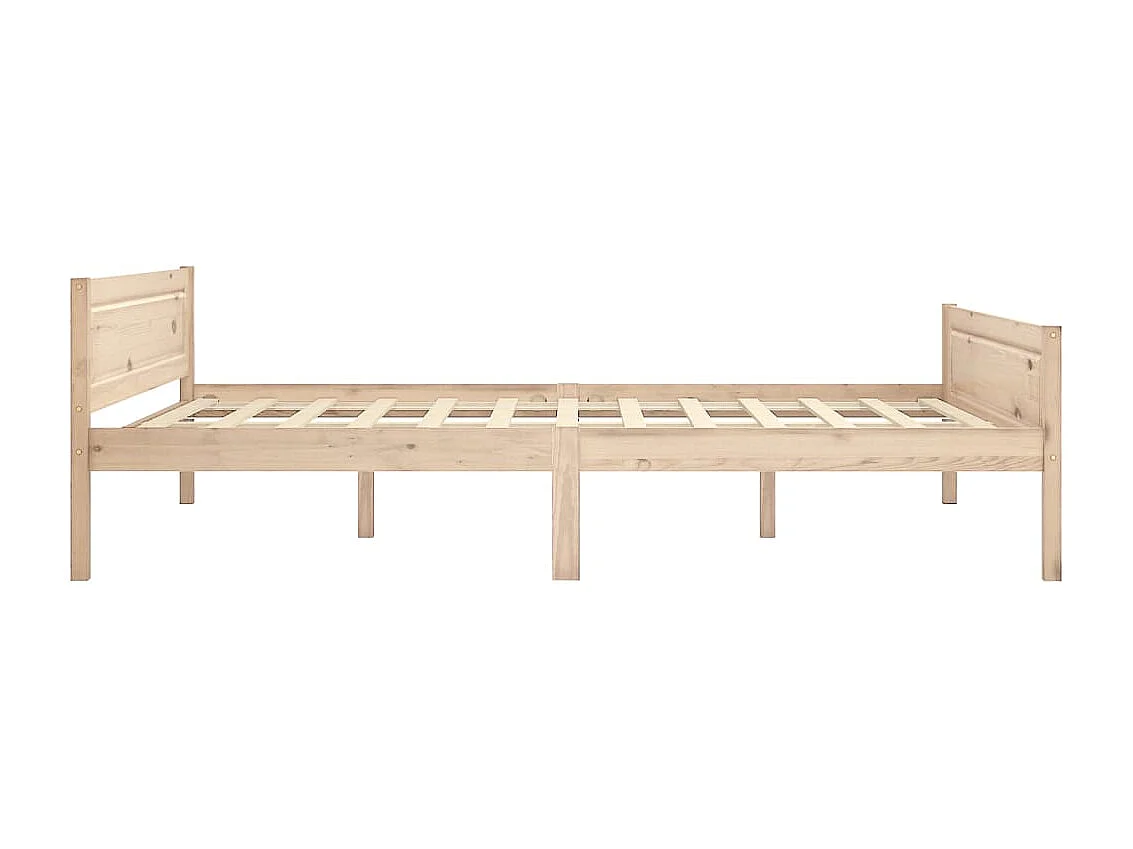 Lit Bois de pin massif 160x200 12