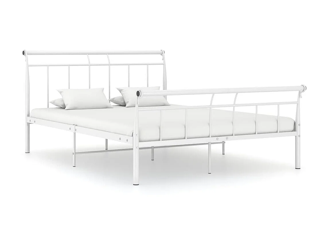 Lit Blanc Métal 140x200