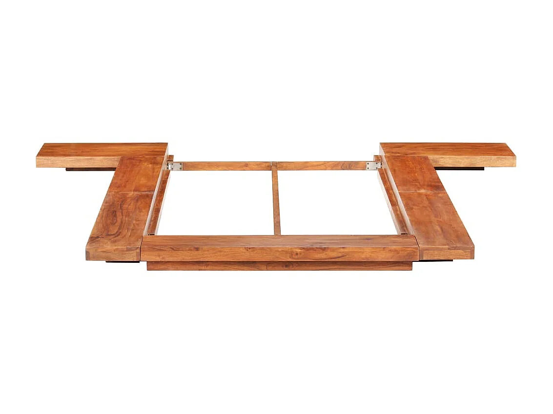 Lit Futon japonais Bois d'acacia massif 100x200