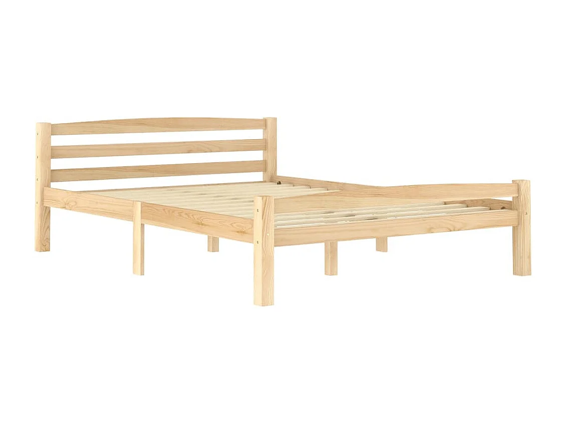 Lit en Bois de pin massif 140x200