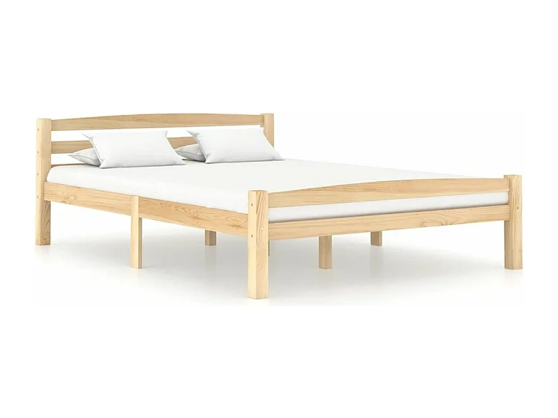 Lit en Bois de pin massif 140x200