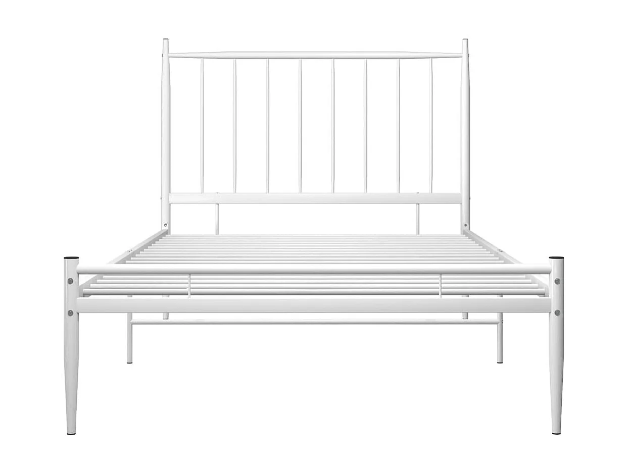 Lit Blanc Métal 90x200 3