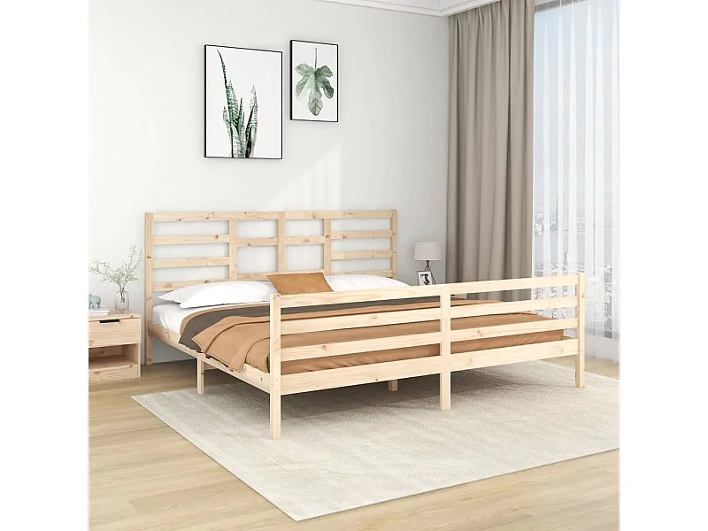 Lit Bois massif 200x200 4