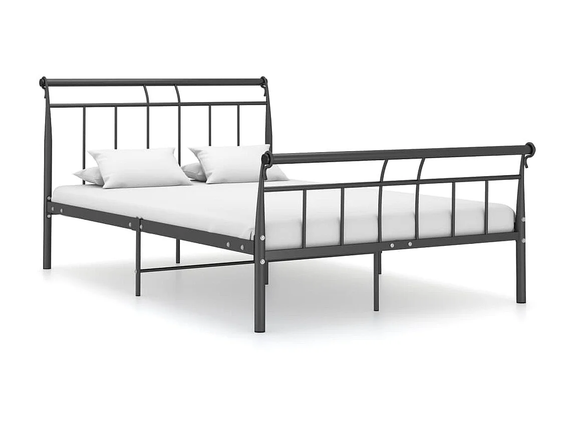 Lit Noir Métal 120x200 2