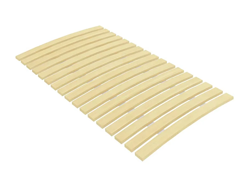 Sommier à lattes en bois de peuplier massif - Confort pour des nuits paisibles-140