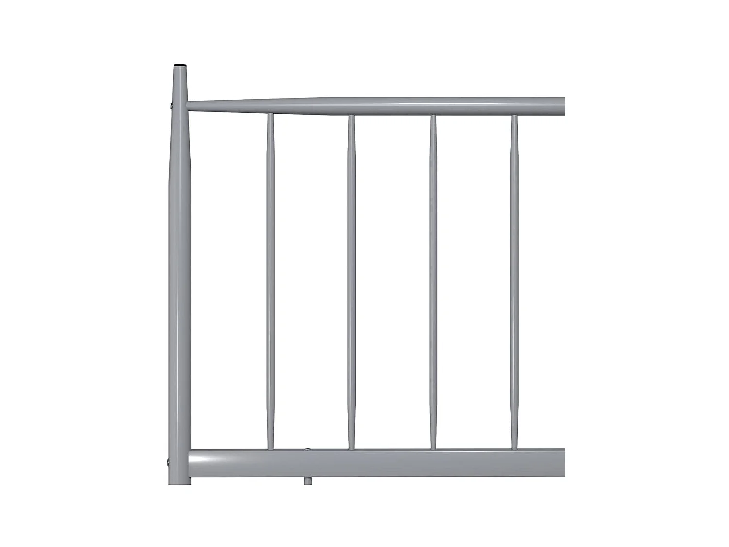 Lit Gris Métal 100x200 2