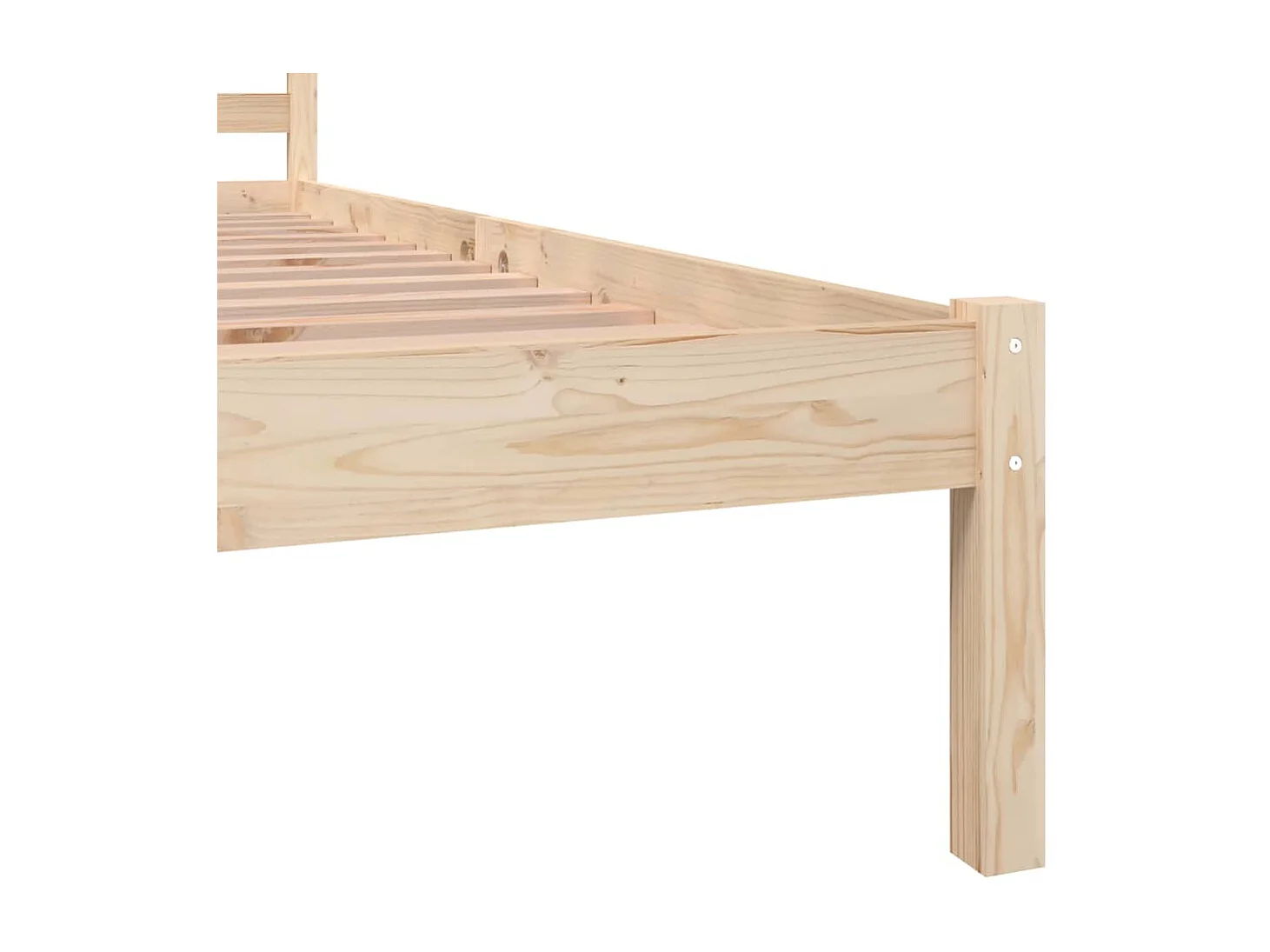 Lit Bois de pin massif 75x190 Petit simple