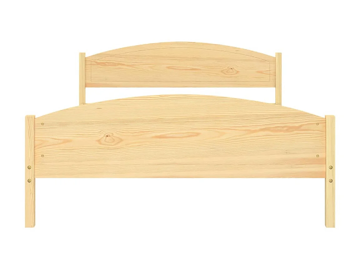 Lit Bois de pin massif 160x200 3