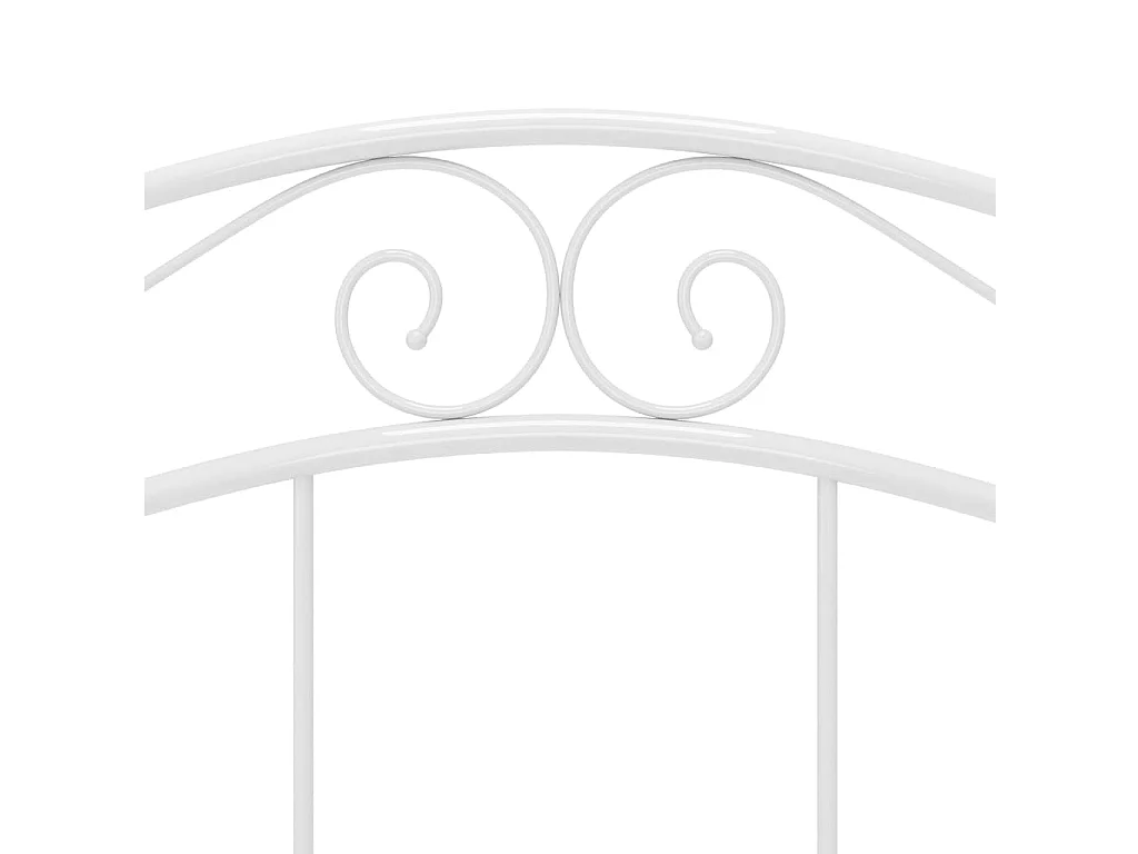 Lit Blanc Métal 120x200 4