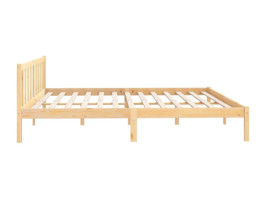 Lit Bois de pin massif 180x200 UK Super King