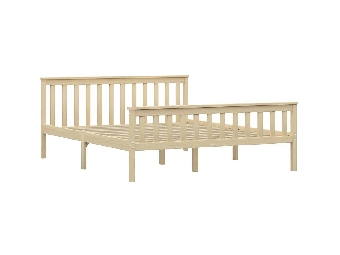 Bedframe massief grenenhout natuurlijk 160x200 cm