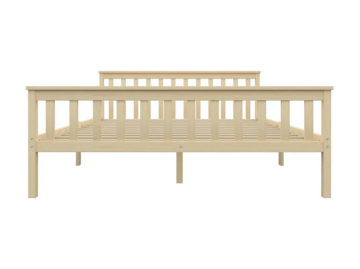 Bedframe massief grenenhout natuurlijk 160x200 cm