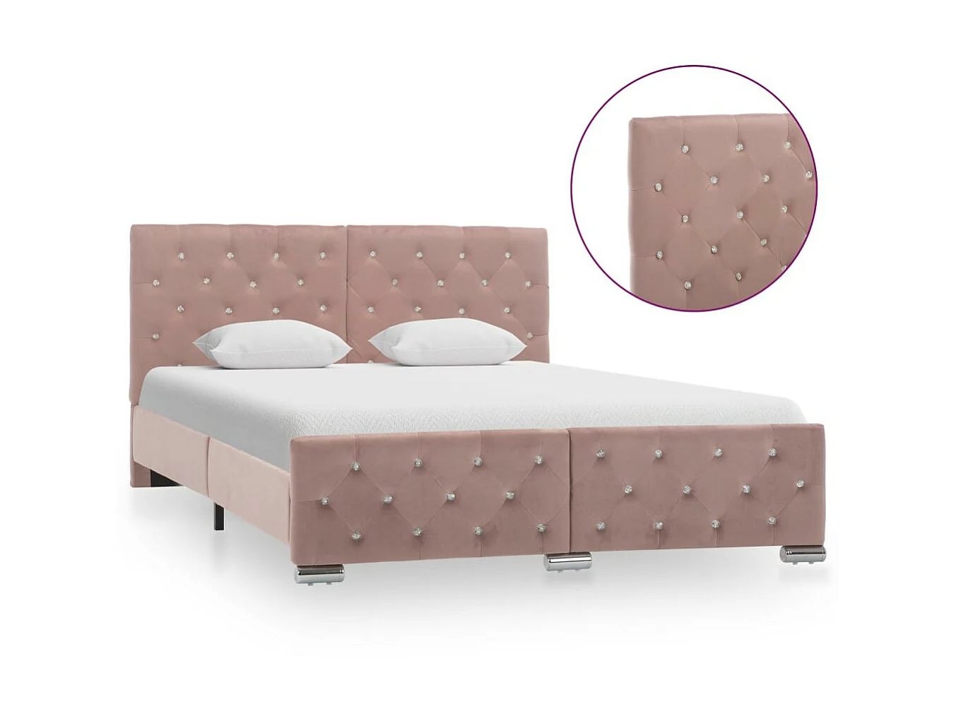 Lit Rose Tissu 140x200