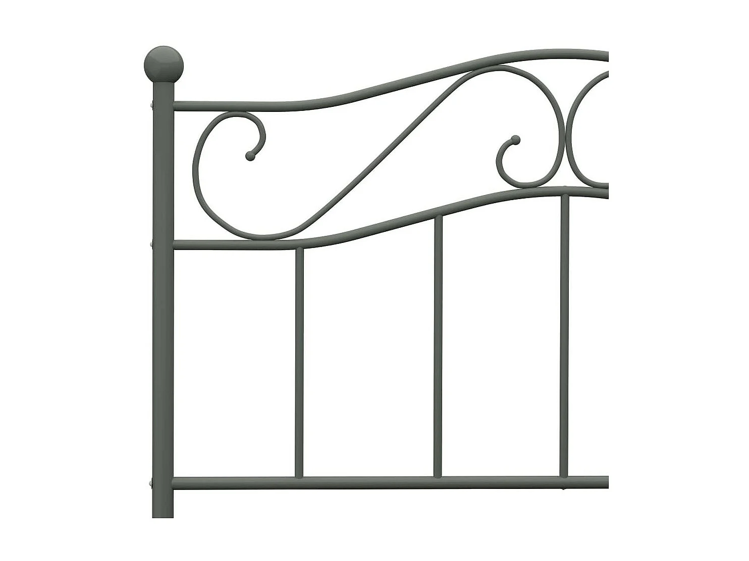 Lit Gris Métal 100x200 4