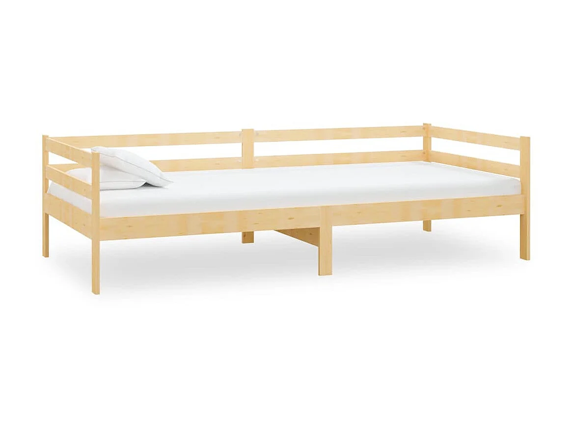 Lit Bois de pin massif 90x200 3