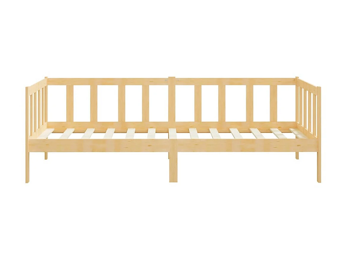 Lit Bois de pin massif 90x200