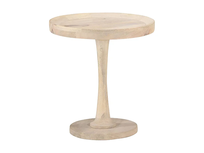 Table d'appoint Ø50x55 Bois de manguier massif