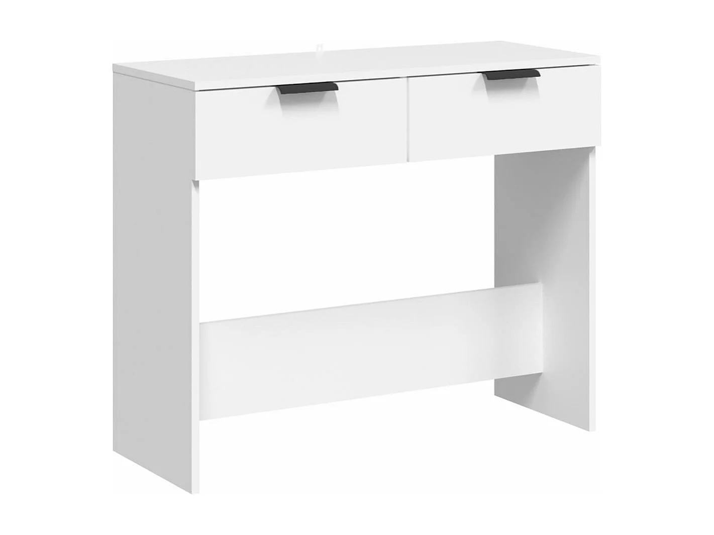 Table console Blanc 90x36x75 Bois d'ingénierie