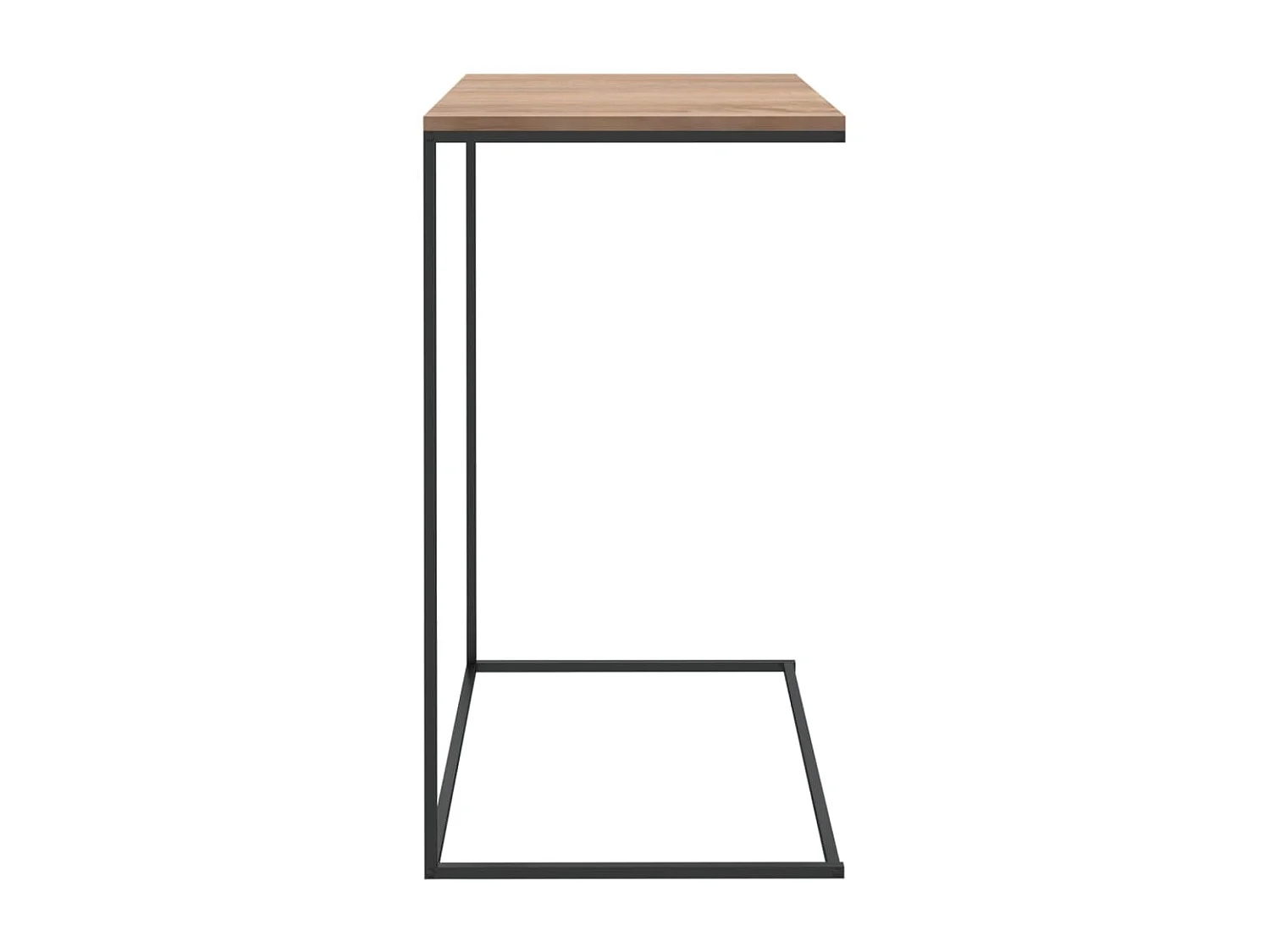 Table d'appoint Noir 55x35x66