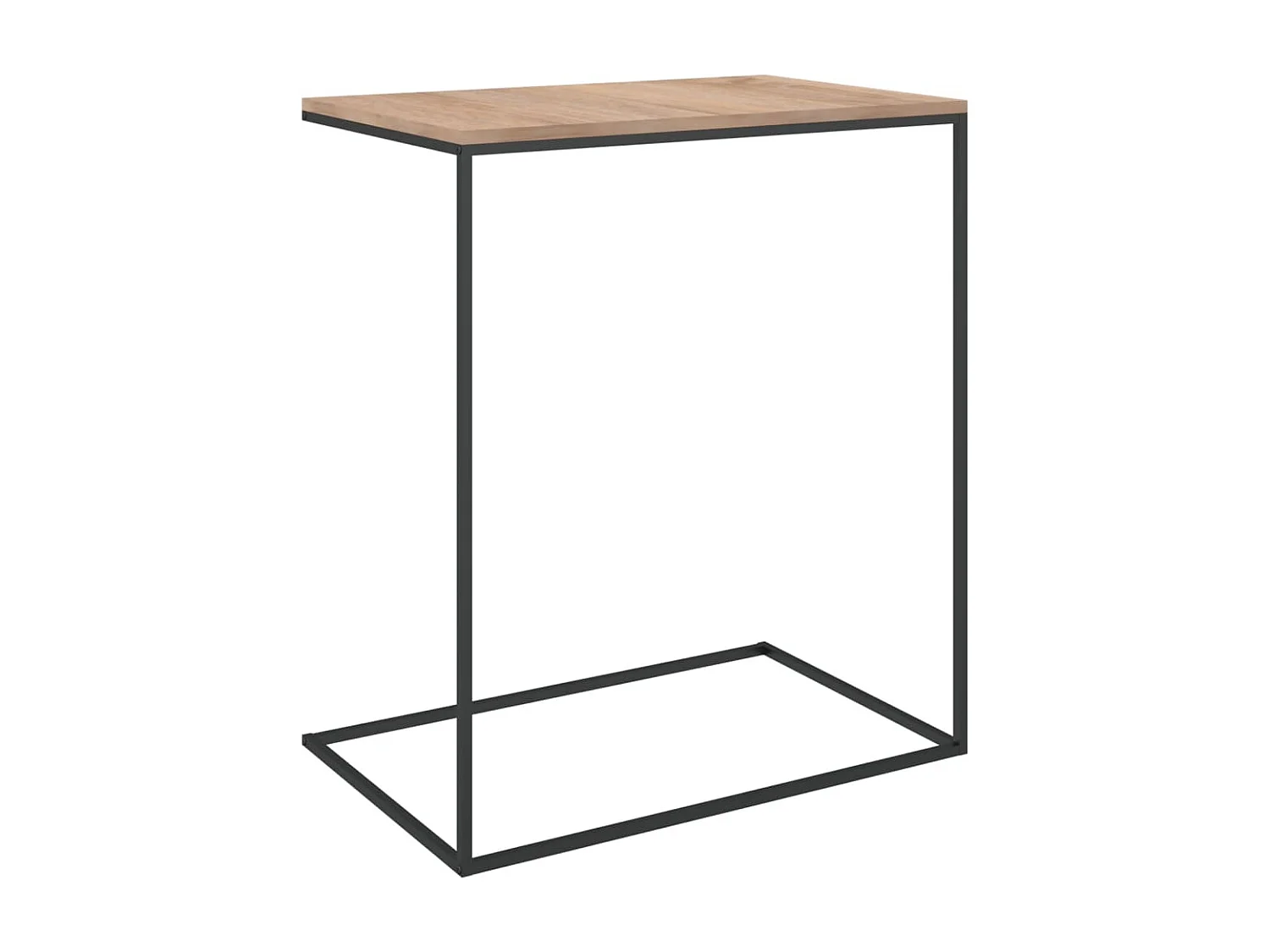 Table d'appoint Noir 55x35x66