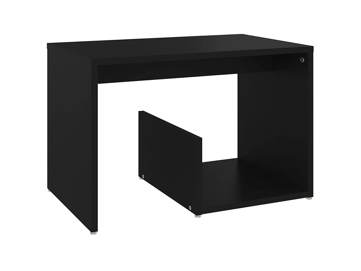 Table d'appoint Noir 59x36x38