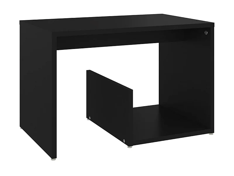 Table d'appoint Noir 59x36x38