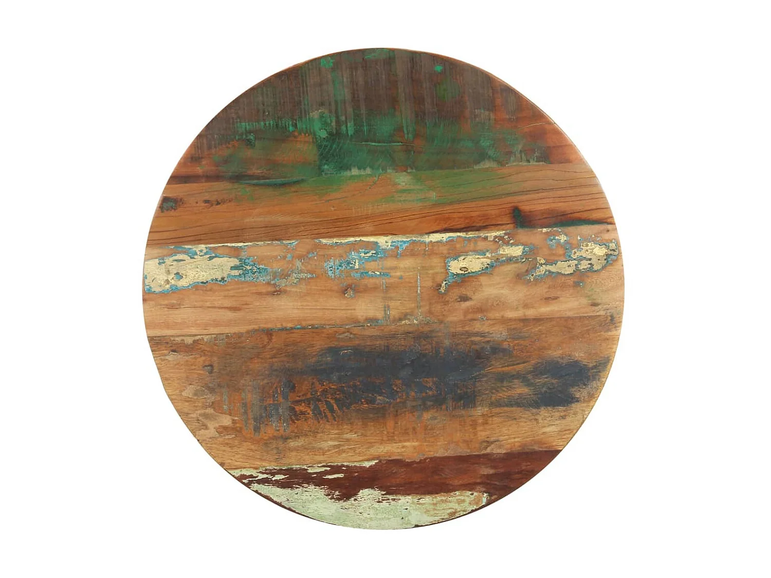 Table d'appoint 48x48x56 Bois de récupération massif