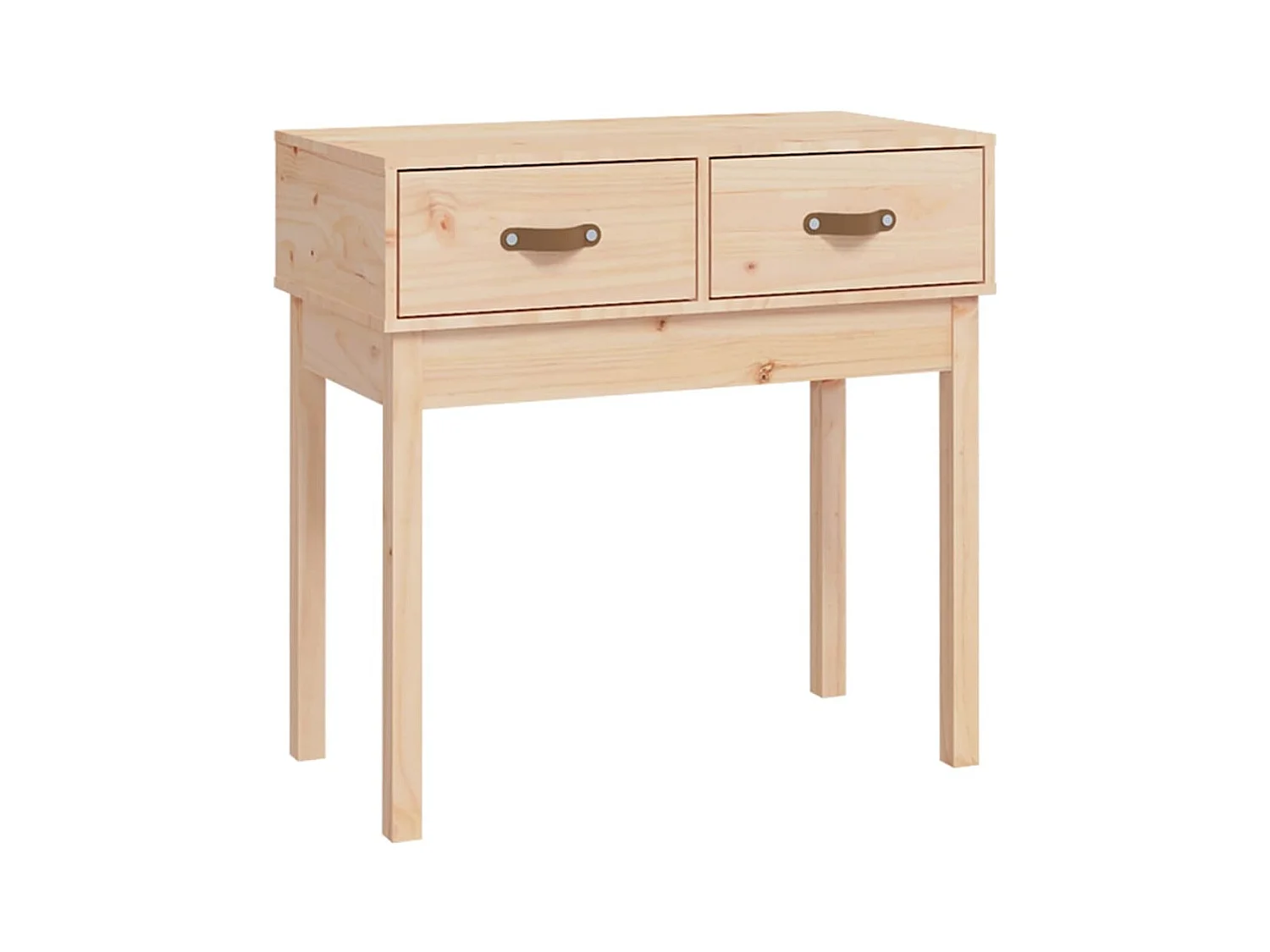 Table console 76,5x40x75 Bois massif de pin