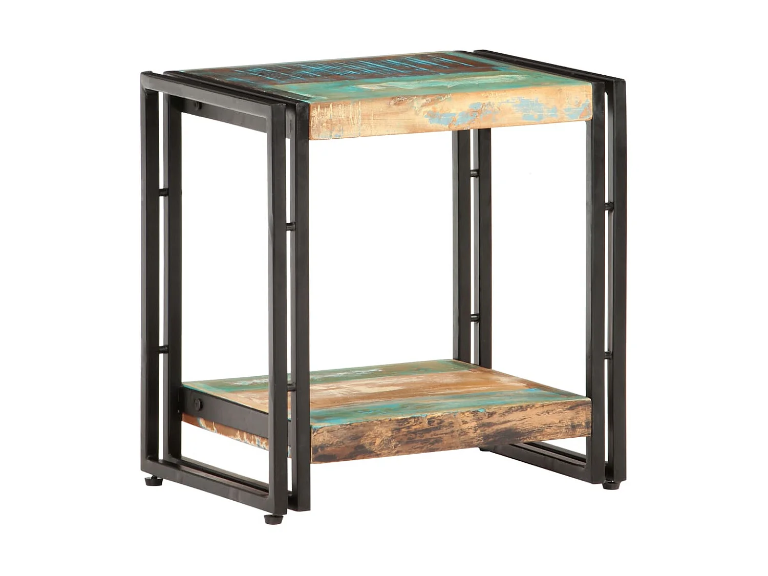 Table d'appoint 40x30x40 Bois de récupération massif