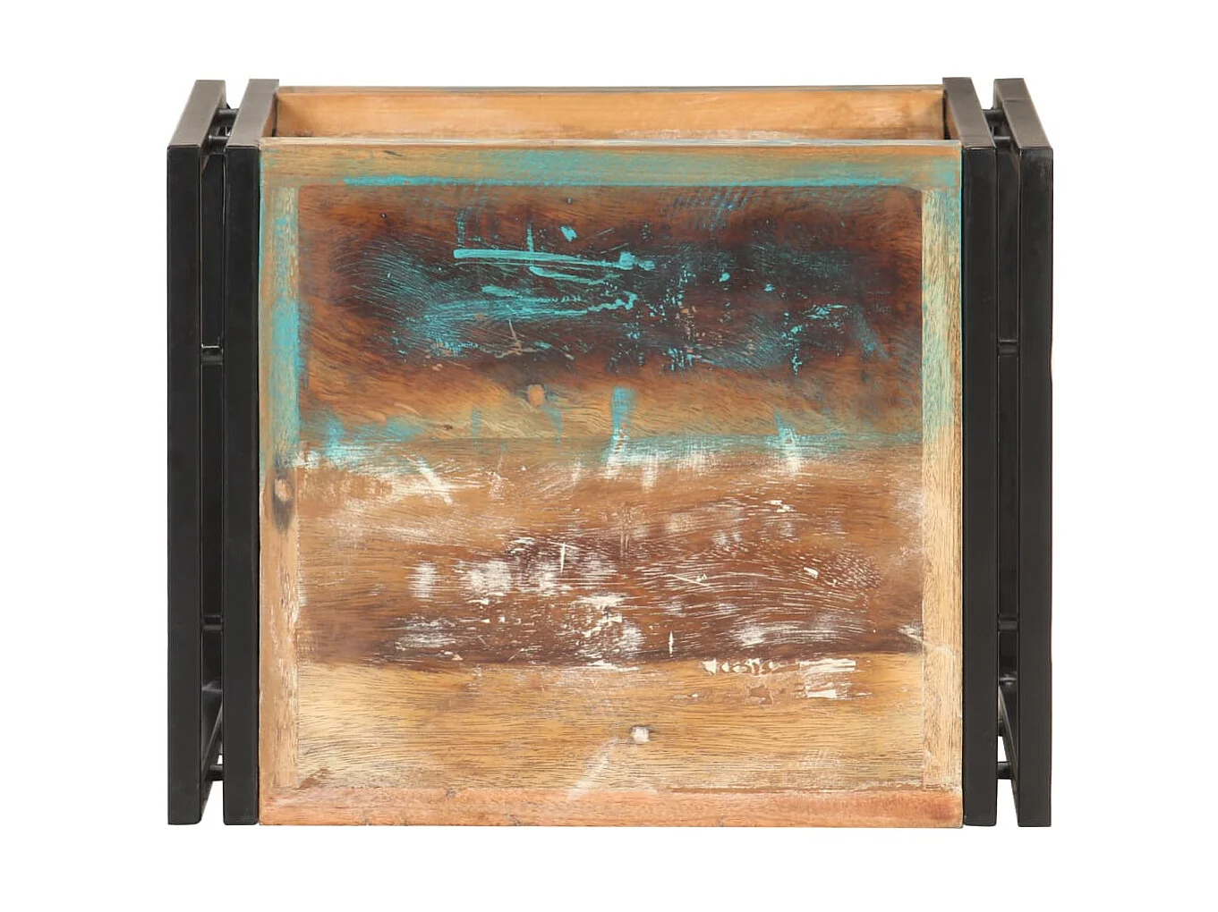 Table d'appoint 40x30x40 Bois de récupération massif