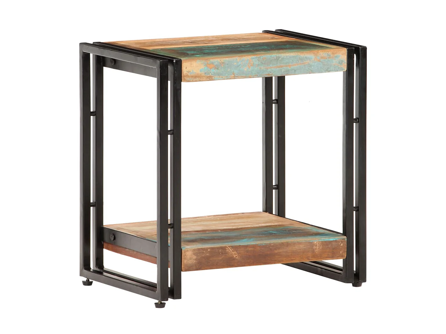 Table d'appoint 40x30x40 Bois de récupération massif