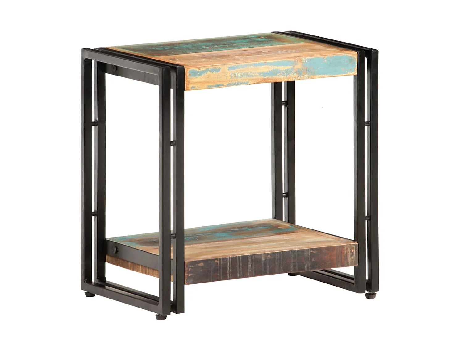 Table d'appoint 40x30x40 Bois de récupération massif