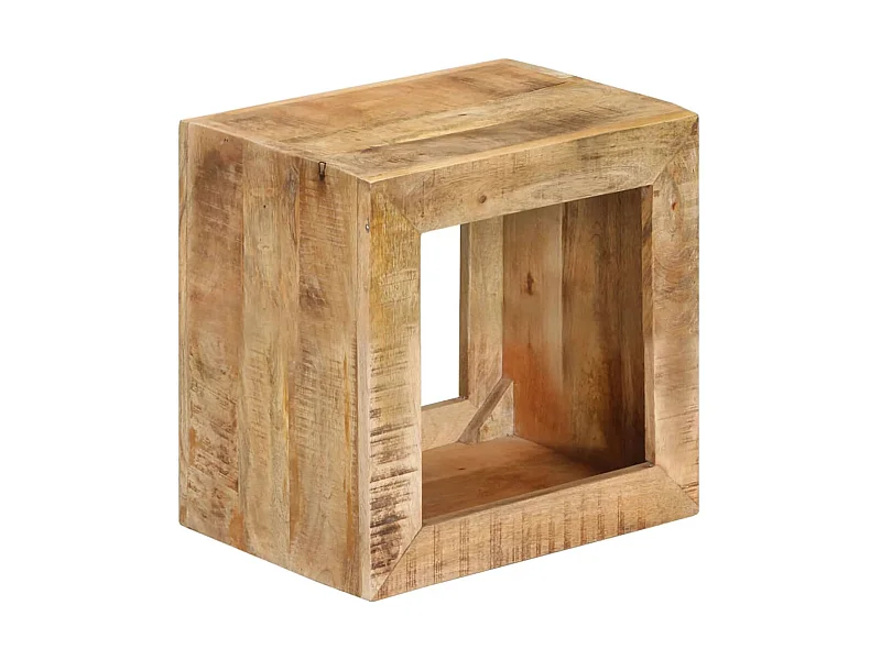 Tabouret 40x30x40 Bois de manguier solide