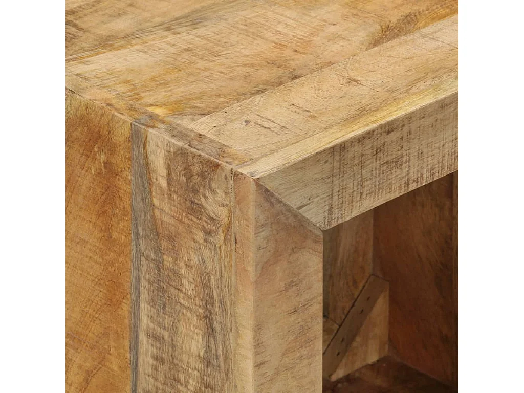 Tabouret 40x30x40 Bois de manguier solide