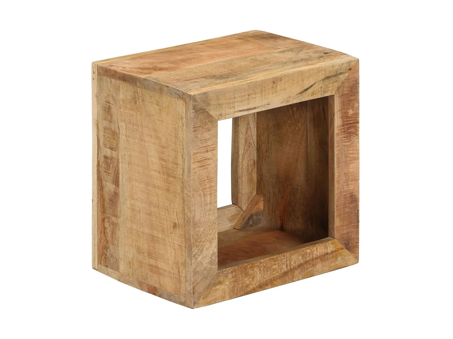 Tabouret 40x30x40 Bois de manguier solide