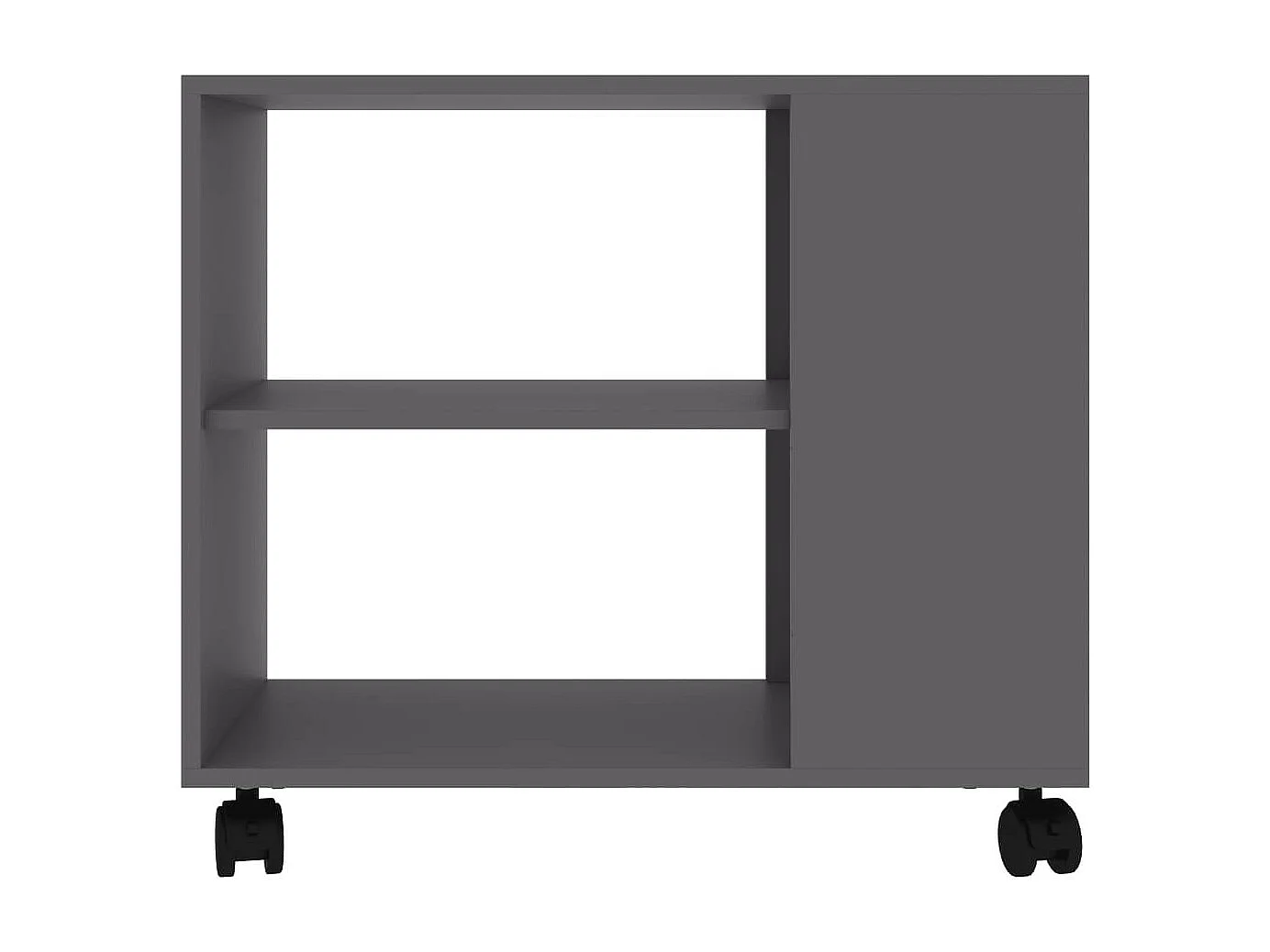 Table d'appoint Gris 70x35x55