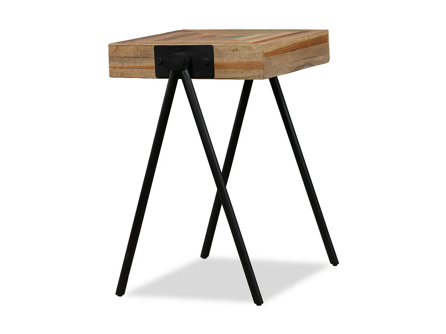 Table d'appoint Teck massif de récupération