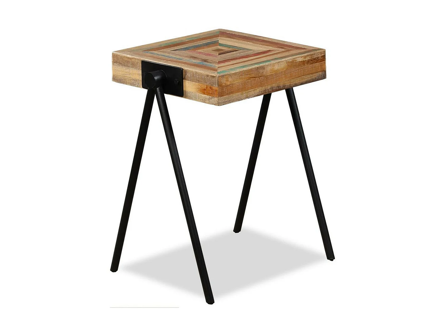 Table d'appoint Teck massif de récupération