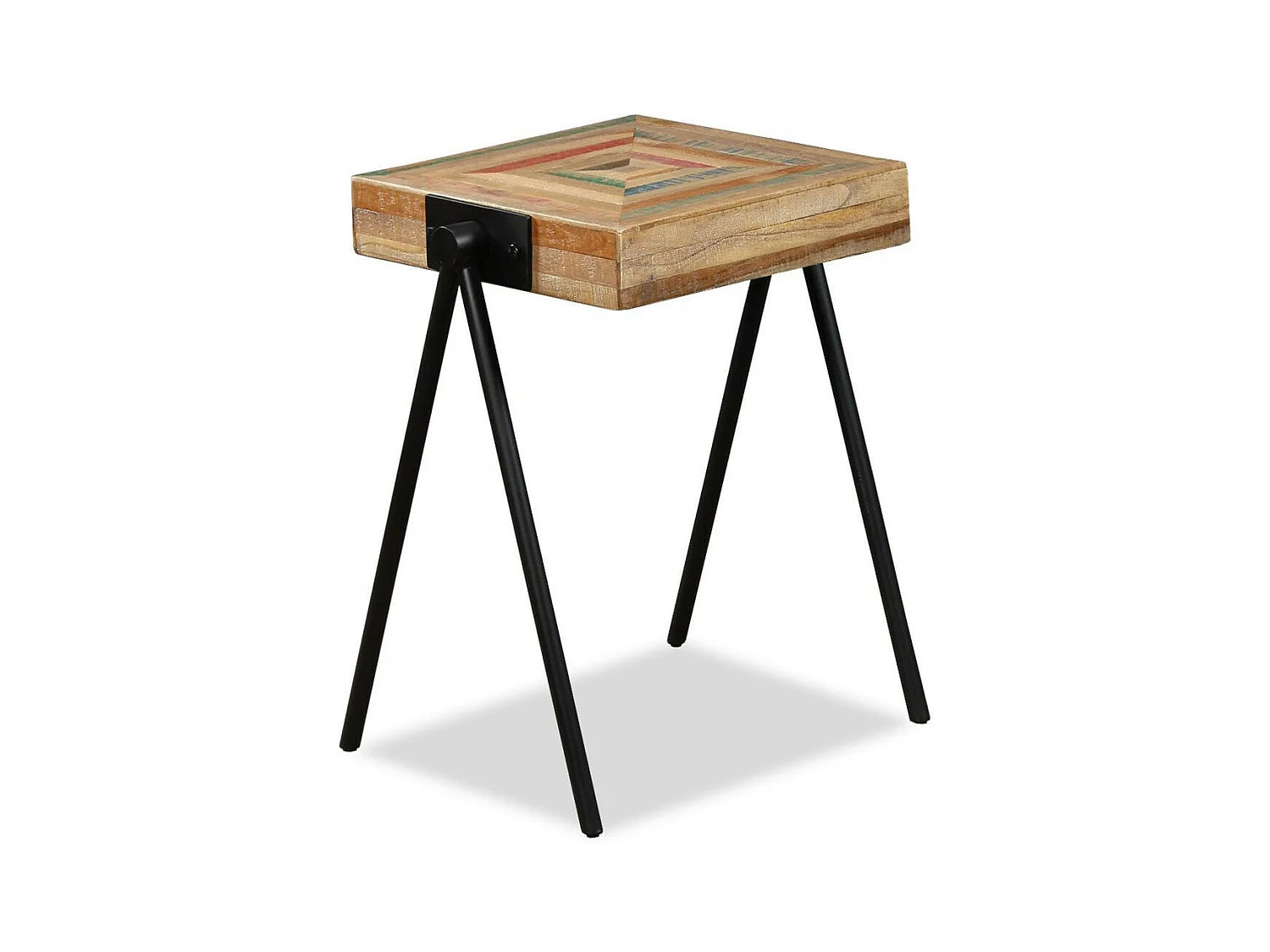 Table d'appoint Teck massif de récupération