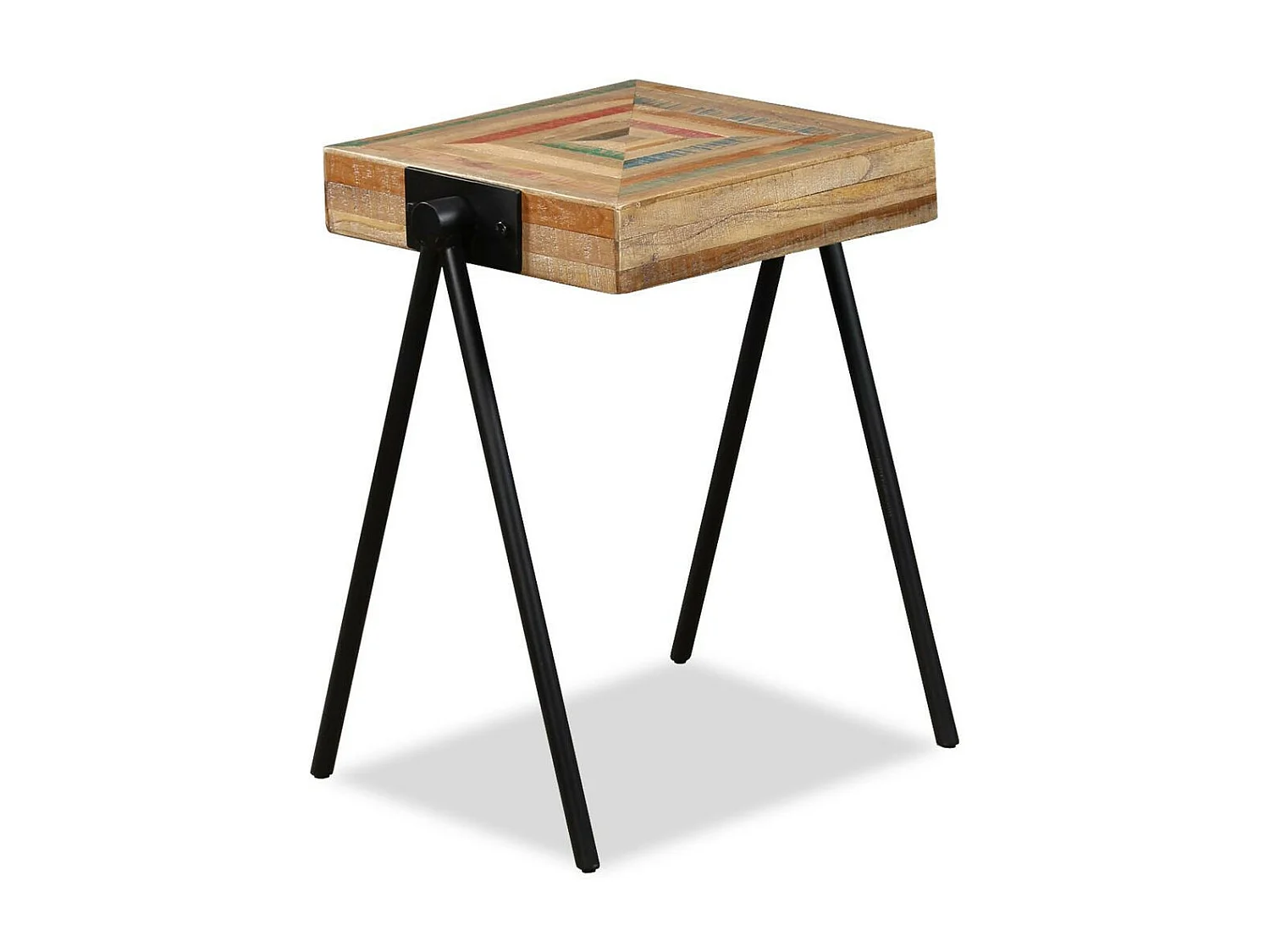 Table d'appoint Teck massif de récupération